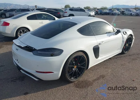 2018 Porsche 718 Cayman Gts from USA, damaged, VIN WP0AB2A89JK279694